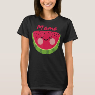 Mama Watermelon Sommer Früchte Große Muttertag 1 T-Shirt