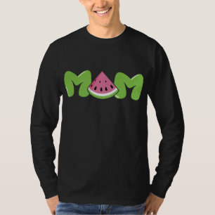 Mama Watermelon Tropisches Obst Sommerfrische Mutt T-Shirt