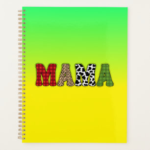 Mama Weihnachten Karomuster Design Planer