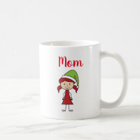 Mama Weihnachts-Charakter-Kaffee-Tasse