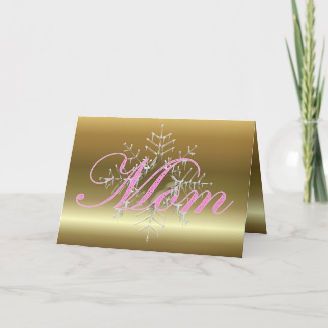 Mama Weihnachtskarte Feiertagskarte (Vorderseite)