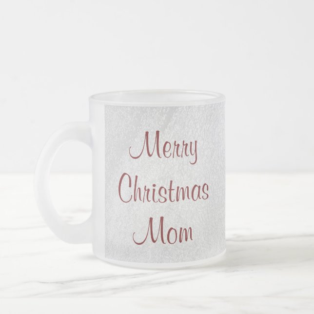 Mama-WeihnachtsLiebe-mattierte Tasse durch Janz (Links)
