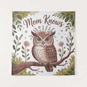 Mama weiß Bescheid Wandteppich