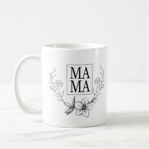 MAMA WHIMSICAL BLUME TASSE