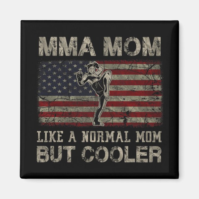 Mama wie eine normale Mama, aber Cooler Muttertag Magnet (Vorne)