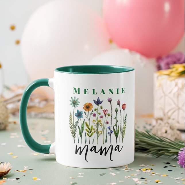Mama Wildblume Babydusche Tasse (Von Creator hochgeladen)