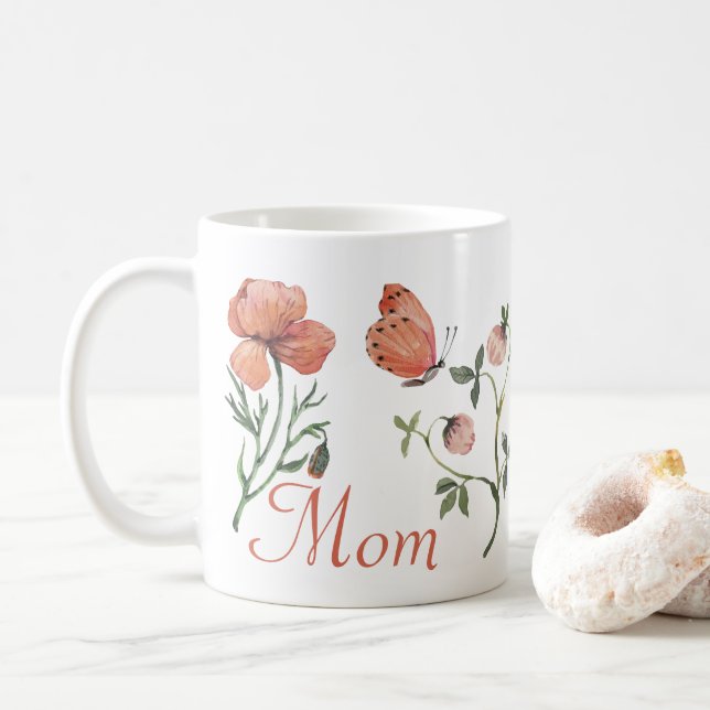 Mama Wildblume Tasse (Mit Donut)