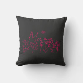 Mama Wildblumen Blumen Geschenk Kissen