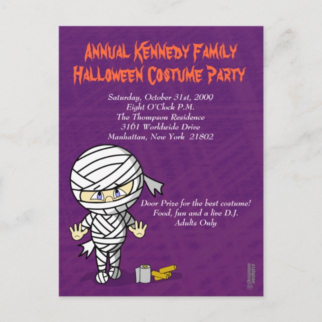 Mama Will zu tanzen Postkarte (Vorderseite)