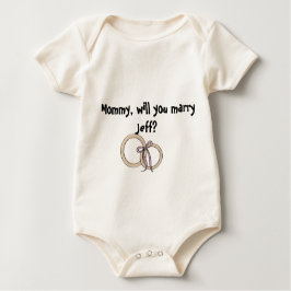 Mama willst du ihn heiraten? baby t-shirt