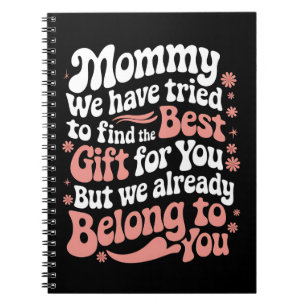 Mama, wir haben versucht, das beste Geschenk für d Notizblock