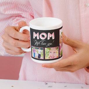 Mama Wir Liebe dich! Benutzerdefinierte Foto-Tasse Kaffeetasse