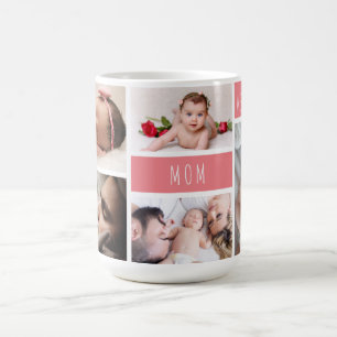 Mama Wir Liebe Sie FotoCollage Kaffeetasse