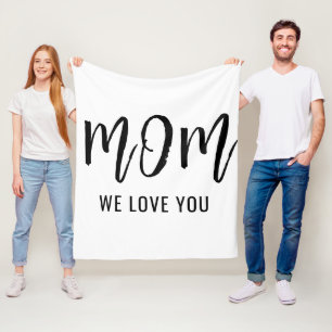 Mama Wir Liebe Sie Mütter Tag Foto Fleecedecke