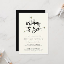 Mama wird Baby-Dusche Einladung