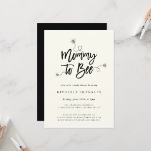 Mama wird Baby-Dusche Einladung
