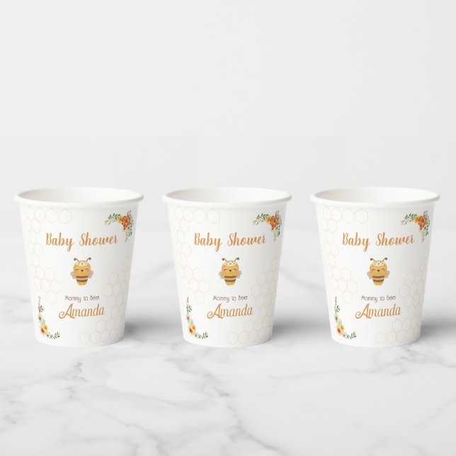 Mama wird Baby Shower Paper Cup Pappbecher (Multi)