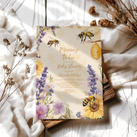 Mama wird Biene Florale Babyparty