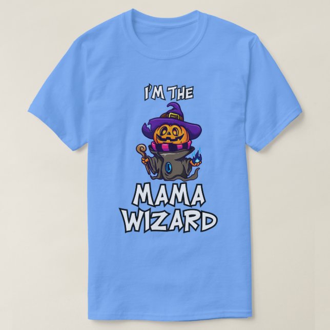 Mama Wizard Halloween Matching Family Costume 1 T-Shirt (Design vorne)