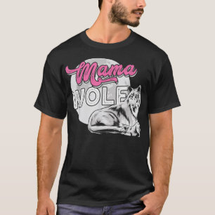Mama Wolf schützt ihren kleinen T - Shirt