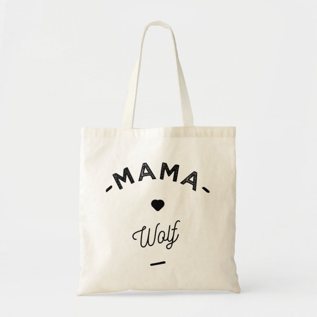 Mama wolf tragetasche (Vorne)
