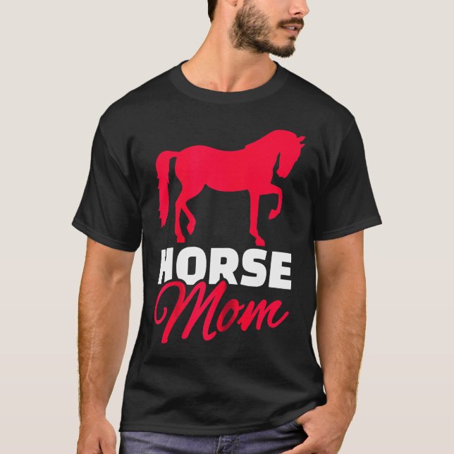 Mama Womens Horse T-Shirt (Vorderseite)