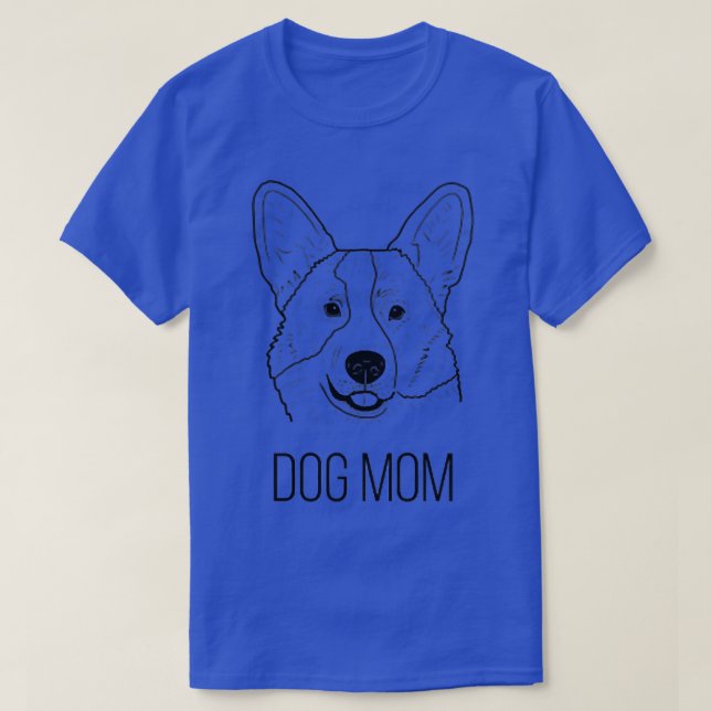 Mama Womens Welsh Corgi T-Shirt (Design vorne)