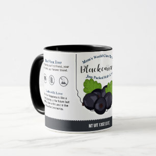 Mama World Class Blackcurrant Liebe Jam Tasse