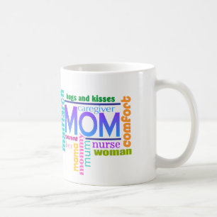Mama-Wort-Kunst-Tasse Kaffeetasse