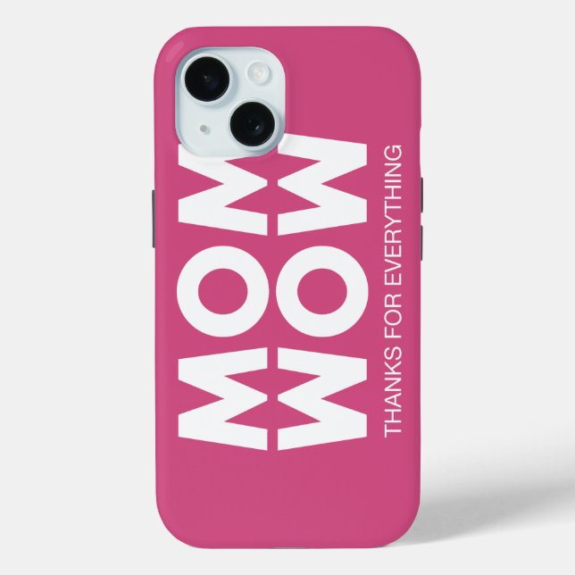 Mama, Wow! Case-Mate iPhone Hülle (Rückseite)