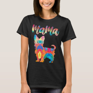 Mama Yorkshire Terrier Vintage Geschenkideen für M T-Shirt