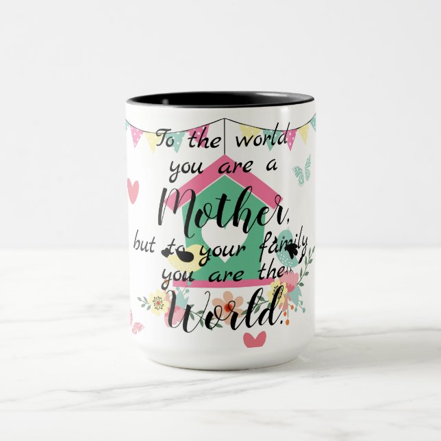 Mama Zitat Tasse (Zentrum)
