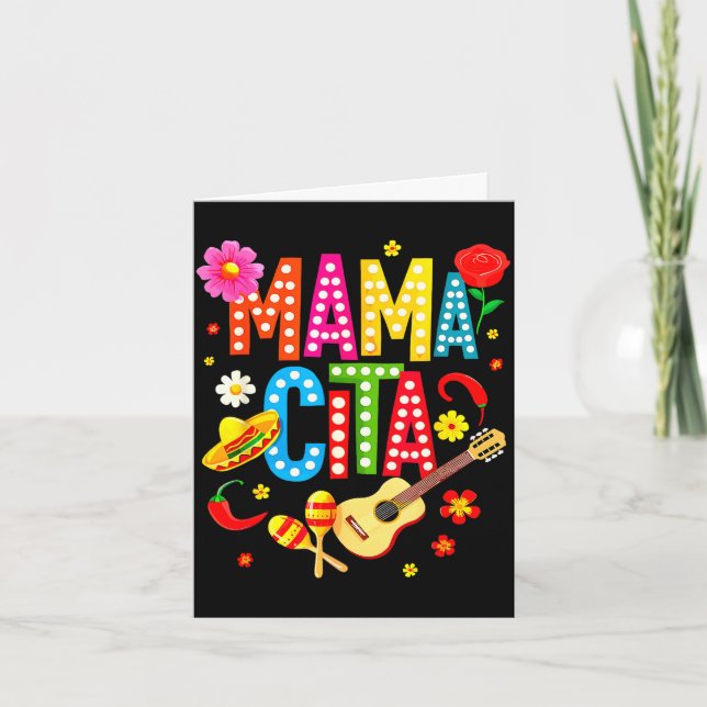 Mama zitiert fünf ter Mai  Karte (Vorderseite)