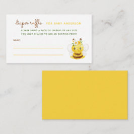 Mama zu Bekleidung Baby Duwer Diaper Raffle Begleitkarte