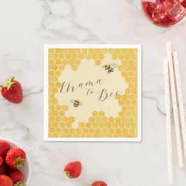 Mama zu Bienenhonigwabe Serviette