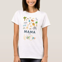 Mama zu einer Safari-Jungle-Babydusche
