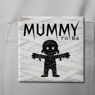 Mama zu Halloween Baby Showmutter Button