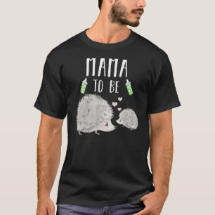 Mama zu Igel Kinderdusche Niedliche Woodland Anim T-Shirt