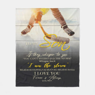 Mama zu meinem Sohn Geschenk, Geschenkidee Son Bir Fleecedecke