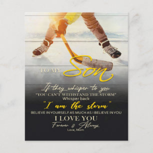 Mama zu meinem Sohn Geschenk, Geschenkidee Son Bir Flyer