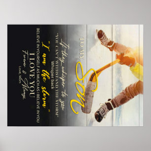 Mama zu meinem Sohn Geschenk, Geschenkidee Son Bir Poster