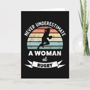 Mama zu Rugby Funny Sports Karte