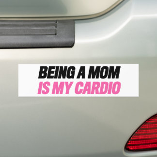Mama zu sein ist mein Cardio-Aufkleber Autoaufkleber