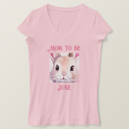 Mama zu sonnigen Aquarellfarben pink T-Shirt