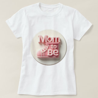 Mama zu verkünden - Niedliches Babybootdesign T-Shirt