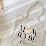 Mama zu werden Blütenbaby Dusche Neues Babygeschen Tragetasche<br><div class="desc">Mama,  um zu schlafen Blumen Baby Dusche neue Baby Geschenk oder Ankündigung.</div>