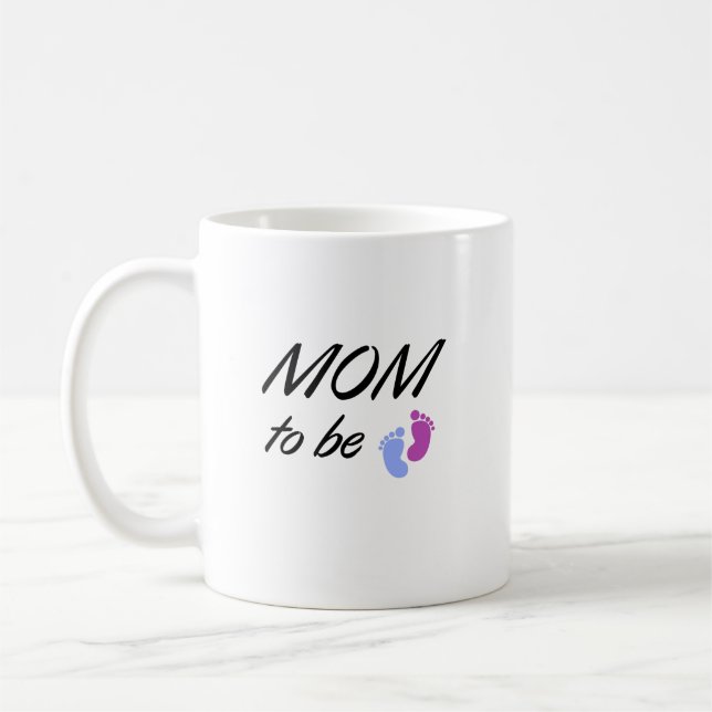 Mama-zu-Zukunft-Footprint-Tasse Kaffeetasse (Links)
