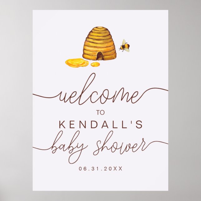 Mama zum Begrüßungszeichen Poster (Vorne)