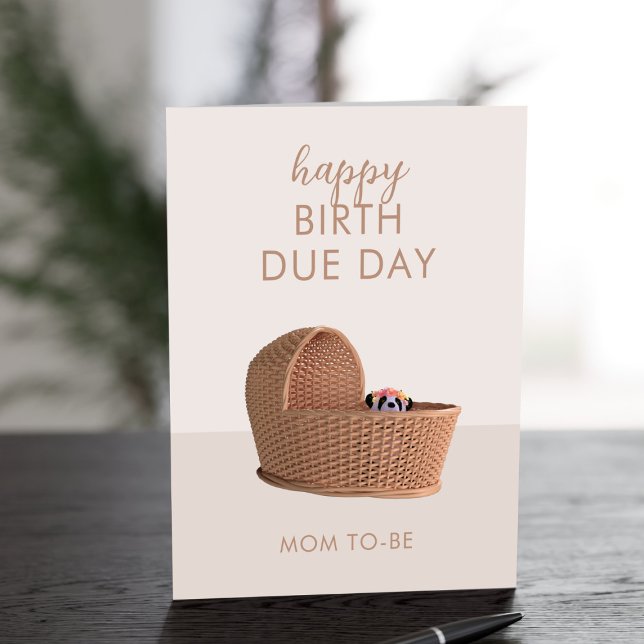 Mama zum Geburtstag zum Geburtstag als Schwangersc Karte (Celebrate the mom to be with this card. She's expecting!)