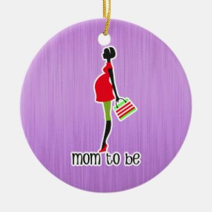 Mama, zum personalisiertes datiertes zu sein keramik ornament
